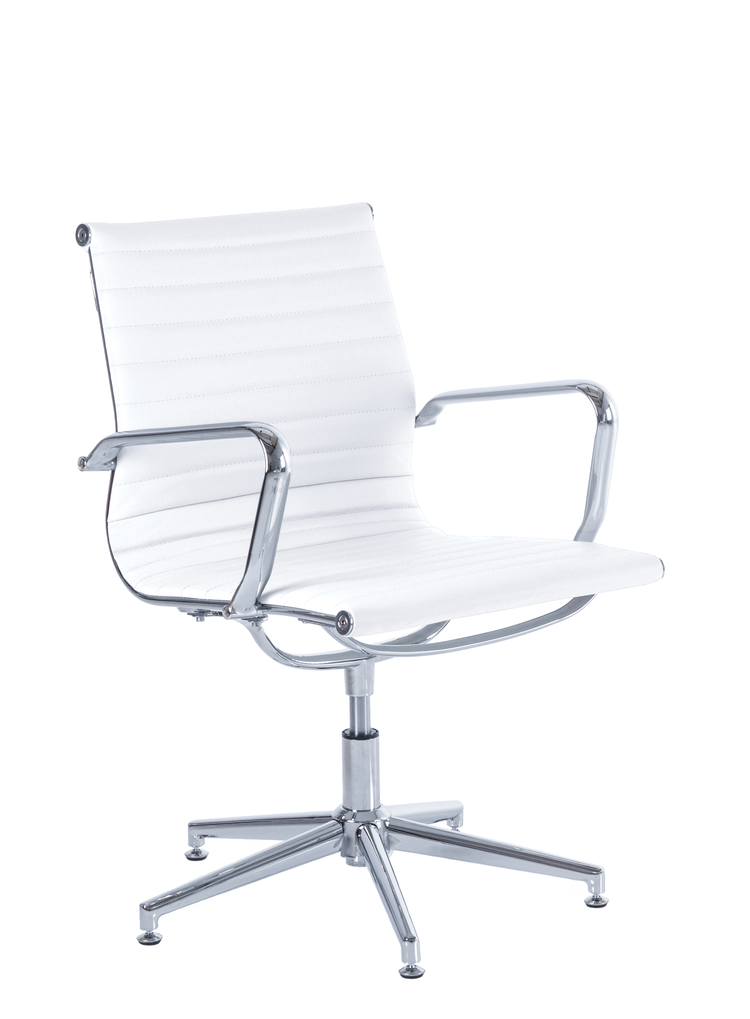 Asta-A Executive Chair in White Leather | Buy Online | BOX15