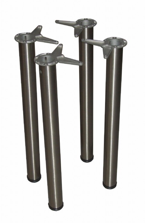 Metal 60mm Round Table Desk Leg Sets, Round Table Legs Metal