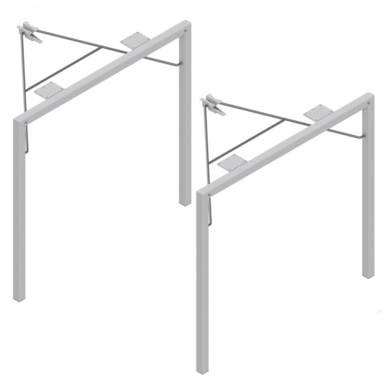 Square Profile Folding Table Legs | 800mm